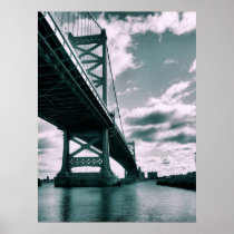 Ben Franklin bridge Posters