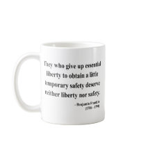 Ben Franklin Quote 1a Mugs