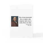 Ben Franklin Quote 1b Greeting Cards