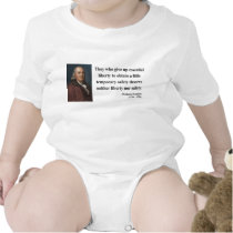 Ben Franklin Quote 1b Rompers