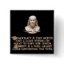 Ben Franklin Quote: 2 Wolves & a Well Armed Lamb Pins Ben Franklin Quote: 2 Wolves & a Well Armed Lamb Pins