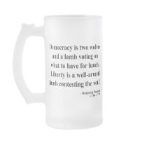 Ben Franklin Quote 2a Mugs