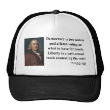 Ben Franklin Quote 2b Hat