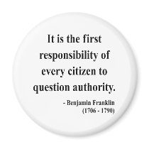 Ben Franklin Quote 3a Refrigerator Magnets