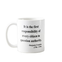Ben Franklin Quote 3a Mugs