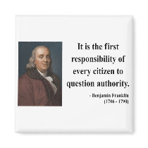 Ben Franklin Quote 3b magnets