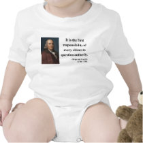 Ben Franklin Quote 3b Rompers