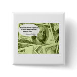 Ben Franklin Quote Beware of little expenses. A sm Button