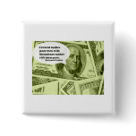 Ben Franklin quote Content makes poor men rich; di Buttons