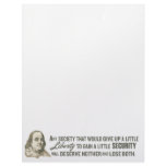 Ben Franklin Quote Letterhead