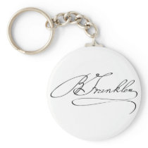 Ben Franklin Signature Key Chains