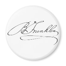 Ben Franklin Signature Magnets