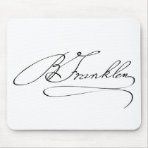 Ben Franklin Signature Mousepads