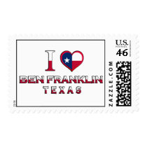 Ben Franklin, Texas Stamps
