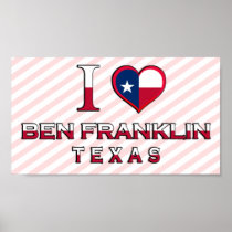 Ben Franklin, Texas Poster