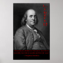 Ben Franklin - Those that move Posters