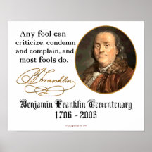 Ben Franklin - tontos Poster