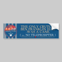 Ben Franklin vs. TOTUS Bumper sticker bumper stickers