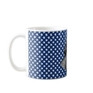 Ben Franklin with Stars Background mug