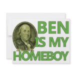 Ben Is My Homeboy Personalized Announcement
