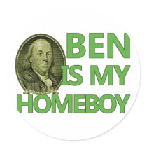 Ben Is My Homeboy stickers
