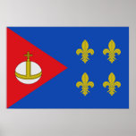 Benafer Spain, Spain flag Poster