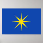 Benas, Spain flag Posters