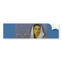 benazir bhutto bumper sticker