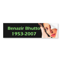 Benazir Bhutto bumper stickers
