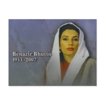 benazir bhutto postcard by maximus7