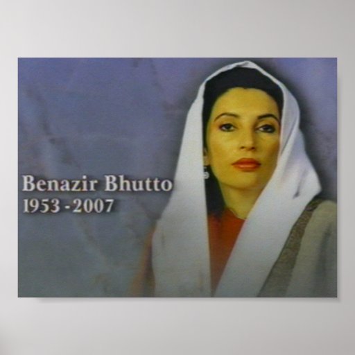 benazir bhutto posters