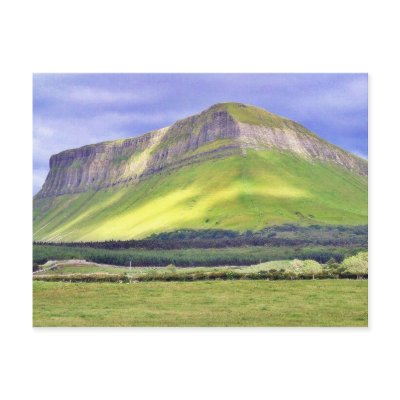 Benbulbin On A Cloudy Day Post Card by lifesphere