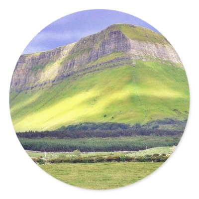 Benbulbin On A Cloudy Day Round Stickers by lifesphere