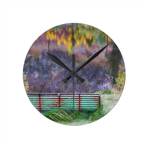 Bench For Day Dreaming Round Clock Bench For Day Dreaming Round Clock