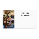 Bench in Dental Lab Shipping Label