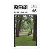 Bench-in-the-Park Stamp by Captain_Panama Bench-in-the-Park Stamp
