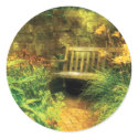 Bench - Privacy stickers by suburbanscenes Bench - Privacy stickers