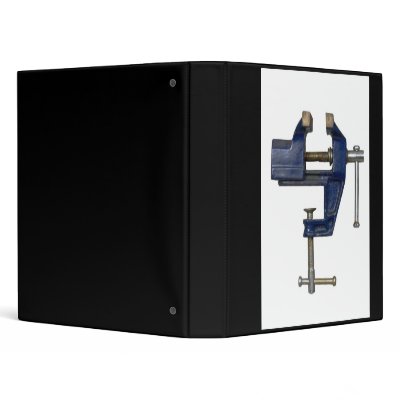 bench vice 3 ring binder by skaljac