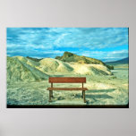 Bench, Zabriskie Point Poster