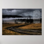 Bend in the New Road; Sugar Hill, New Hampshire Print