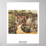Bend In The Road By Paul Cezanne Poster