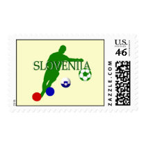 Bend it like a Slovenian Soccer players mug Stamp
