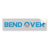 Bend Over Anti Obama Bumper Sticker bumper stickers