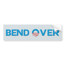 Bend Over Anti Obama Bumpersticker
