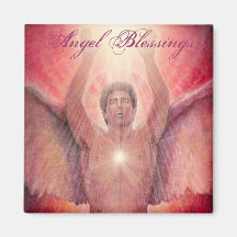 Bendiciones del ángel imán para frigorifico