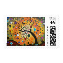Bending Branches By Lori Everett Postage