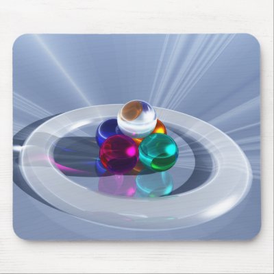 Bending Light Mousepad by SilverWebForge