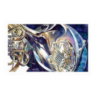 postcard - This Paul Jackson watercolor is part of a spectacular still life series on musical instruments and the reflective interplay they have with light. This multi-award winning artist is one of America's most gifted and celebrated watercolorists.