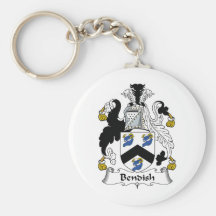 Bendish Family Crest Keychains