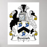 Bendish Family Crest Posters